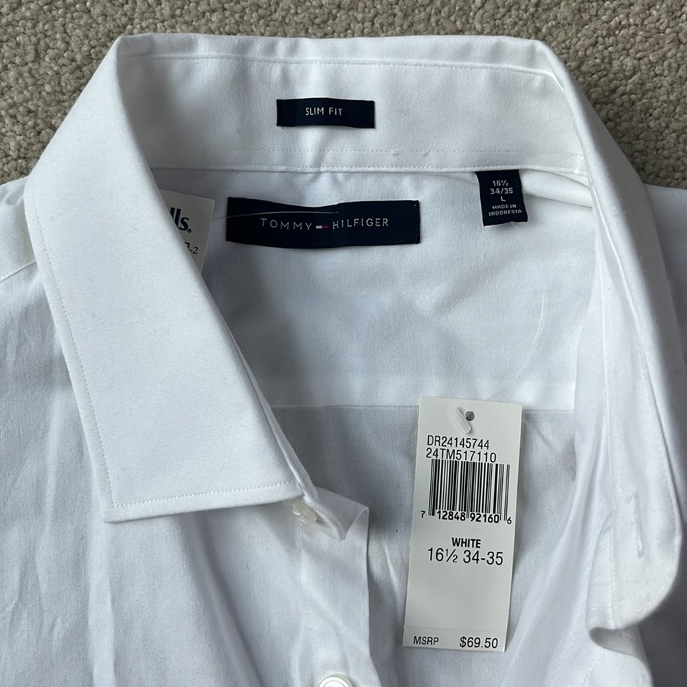Men’s Tommy Hilfiger Dress Shirt (new with tags)